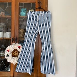 FREE PEOPLE JOLENE STRIPE FLARES